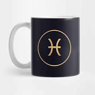 Pisces Zodiac Sign Symbol Mug